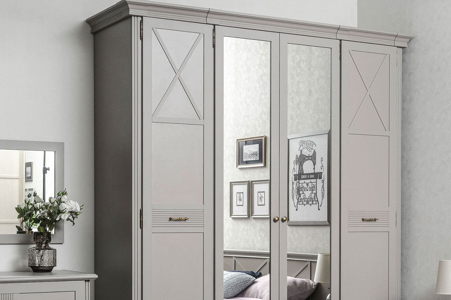 Шкафы-пеналы - изображение №8 "Шкаф Кантри"  на www.Angstrem-mebel.ru